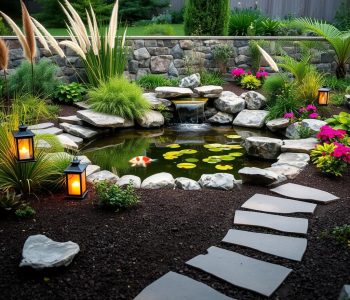 Add tranquility to your yard with a water feature