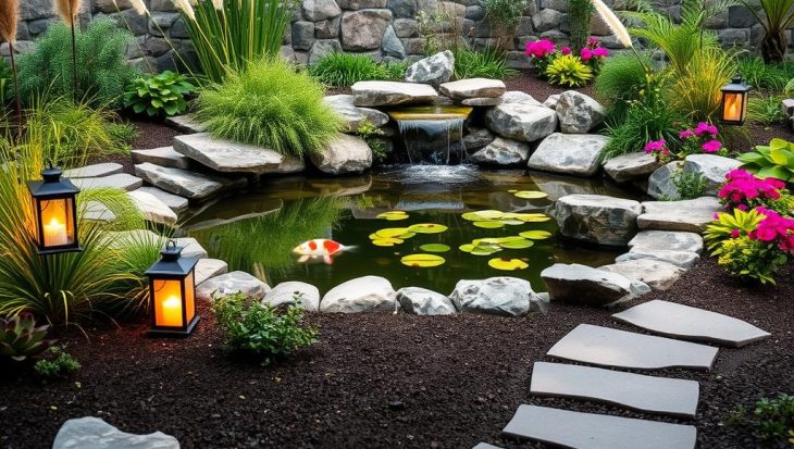 Add tranquility to your yard with a water feature
