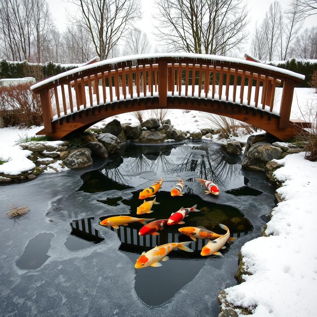 Koi Pond Winter Preparation Koi Pond Winter Preparation