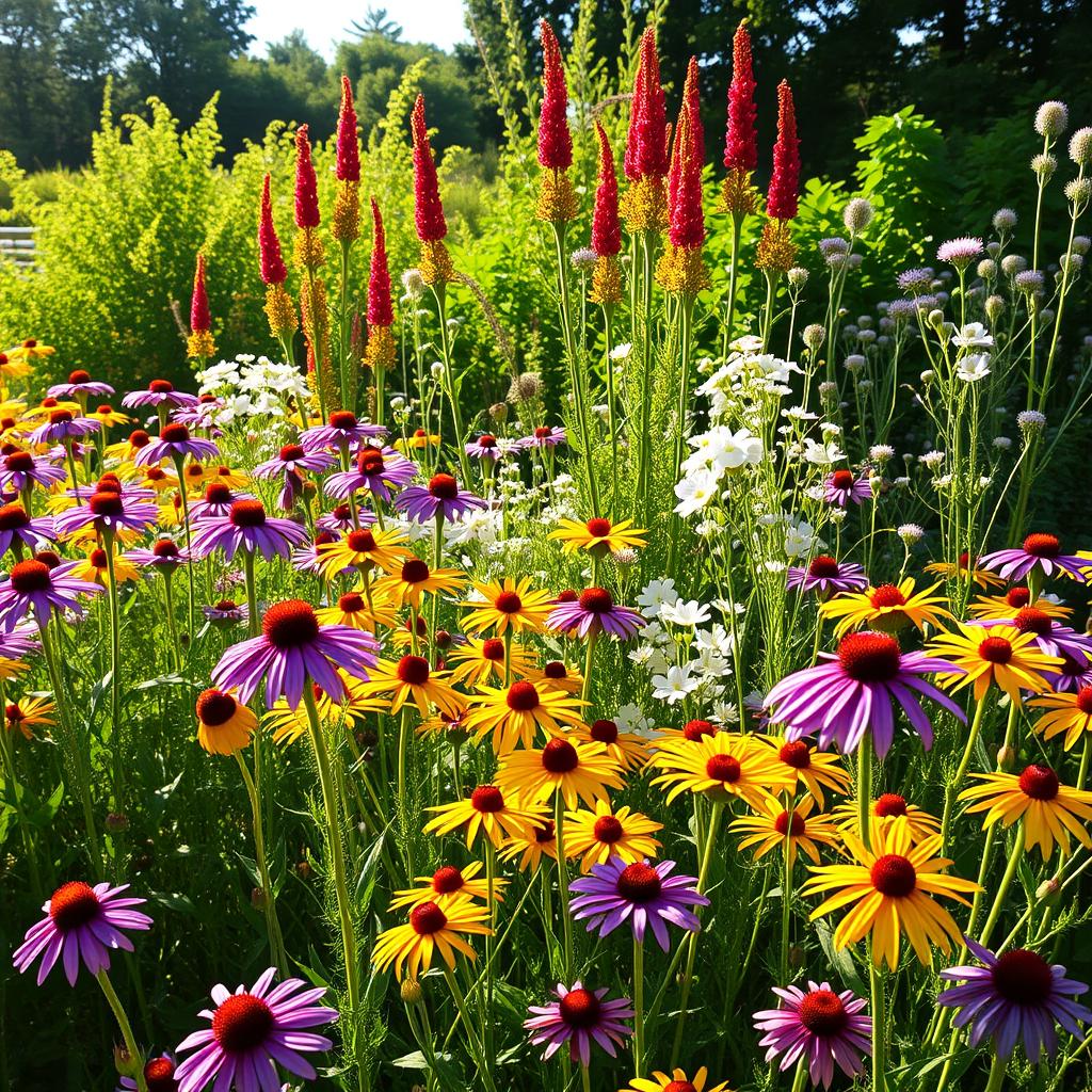 Native Perennials in New Jersey Garden